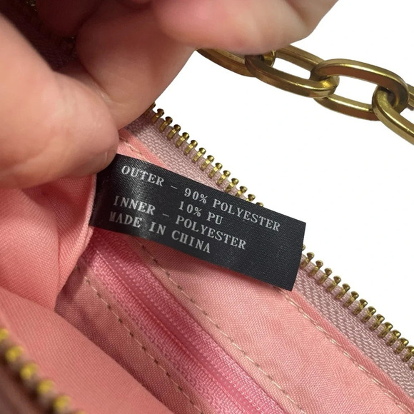 Peta + Jain Princess Polly Portia Mini Nylon Handbag in Pink/Gold - Picture 10 of 10